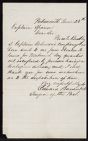 Letter from Dr. Edward Warren to Captain Thomas Sparrow